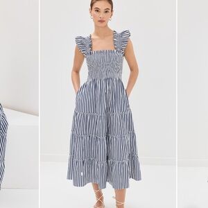Hill House Navy and White Striped Nap Dress